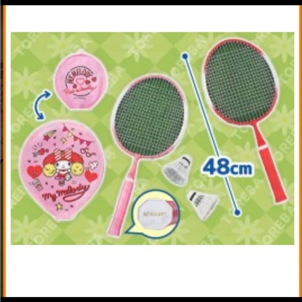 Limited Edition My Melody Badminton Set NIB ✨